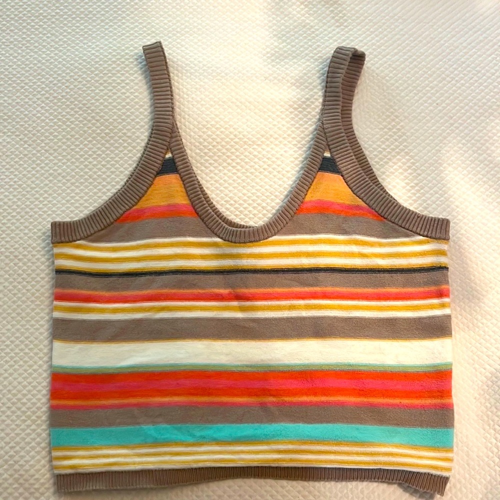 O’Neill cropped tank with stripes